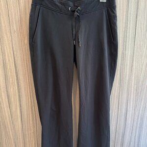 Athleta Black Drawstring Pants Women’s 2P Petite Straight Bootcut